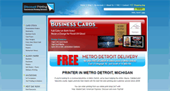 Desktop Screenshot of discountprintingdetroit.com